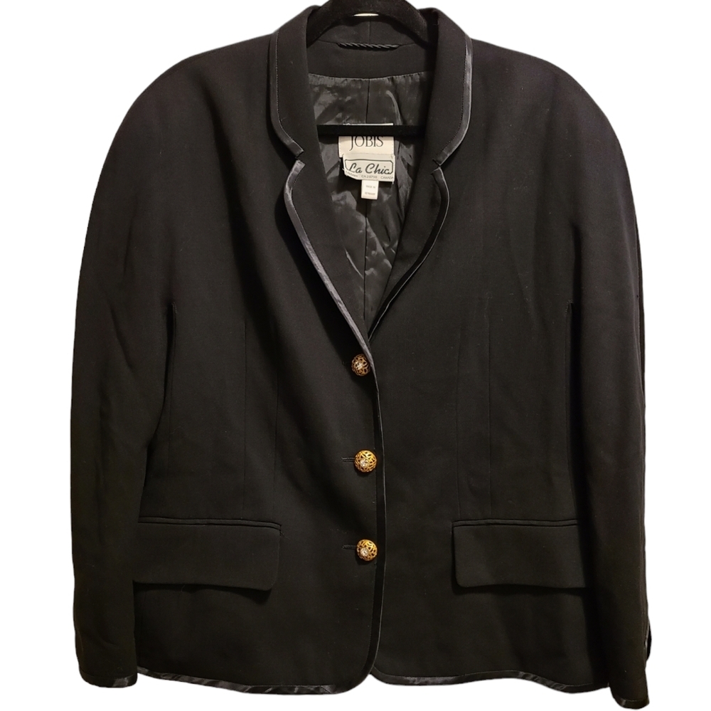 Jobis Fashion vintage blazer, L. 100% Virgin Wool, Made in Germany